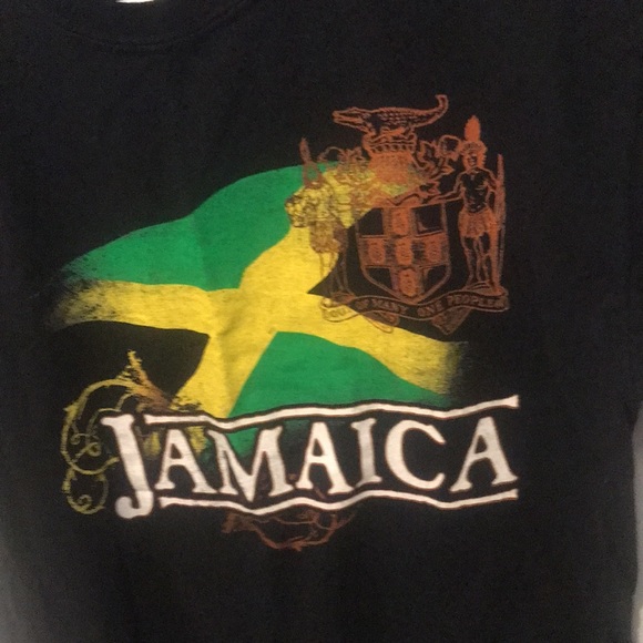Stunning Sun Island Premium Cotton Tshirt w/ Gorgeous Jamaica Print 🇯🇲 - Picture 2 of 6